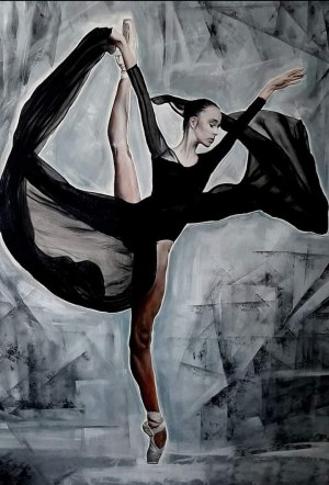 MARIUSZ ZAJĄC, BALLERINA BLACK, 2022R.