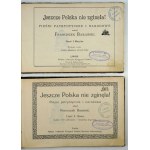 BARAŃSKI Franciszek - Jeszcze Polska nie zginęła! Patriotische und nationale Lieder. Gesammelt ... Cz.1-2. Wyd.VIII....