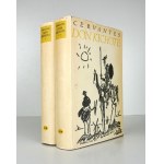 Cervantes - Ušľachtilý šľachtic Don Quijote z Manchy. Obálka a ilustrácie M. Rudnicki.
