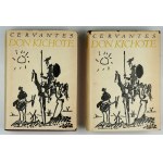 Cervantes - Ušľachtilý šľachtic Don Quijote z Manchy. Obálka a ilustrácie M. Rudnicki.