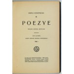 KONOPNICKA M. - Poezye. Wyd. zupełne, krytyczne. T. 1-8. [1915-1916]