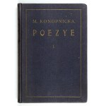KONOPNICKA M. - Poezye. Complete, critical ed. T. 1-8. [1915-1916]