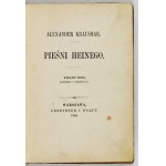 KRAUSHAR A. - Heines Lieder. 1880