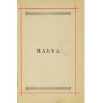 MALCZEWSKI A. - Marya. Ukrajinský román. 1887