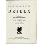 MICKIEWICZ Adam - Dzieła. Bd. 1-20 (in 5 Bänden)