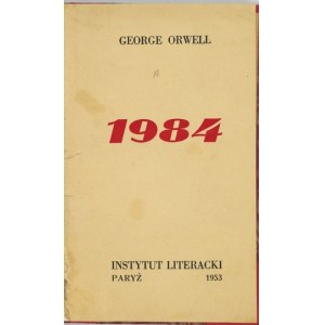 ORWELL G. - 1984. 1953. Prvé poľské vydanie.