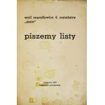 [ZEGADŁOWICZ Emil] - Piszemy listy. Warszawa 1937. księg. Powszechna. 8, s. 194. pozdně plavá obálka, obł....