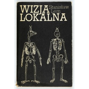 LEM S. - Wizja lokalna. První vydání. Obálku a přebal navrhl Władysław Targosz.
