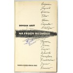 ARCT Bohdan - Na progu kosmosu. Warszawa 1965. Nasza Księgarnia. 16d, s. 180, [6], tabl. 14. opr. ppł. z epoki,...