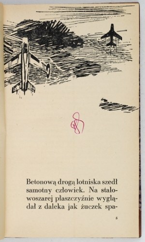 BANASZCZYK Eugeniusz - Between heaven and earth. Warsaw 1964, Nasza Księgarnia. 16d, pp. 160, [2]. Opr. ppł....
