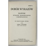 ZAWILIŃSKI R. – Dobór wyrazów. Słownik wyrazów bliskoznacznych i jednoznacznych. 1926