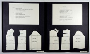 [TAILORING]. MODELING of basic forms of women's blouse according to art design.....