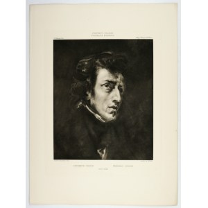 [CHOPIN Fryderyk] Fryderyk Chopin - heliogravura na archu. 38x28 cm.