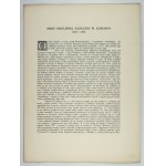 [OSSOLINSKI Jerzy]. Jerzy Ossoliński chancellor v. crown - heliogravure on ark....