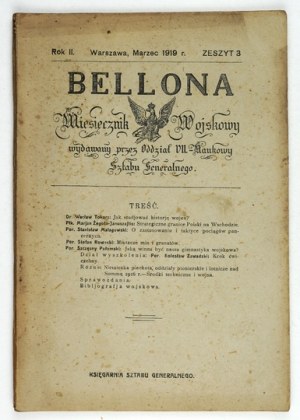 BELLONA. R. 2: 1919: z. 1-7, 9-11