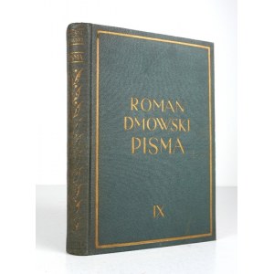 DMOWSKI Roman - Polityka narodowa w odbudowanem państwie (Mowy i rozprawy polityczne z lat 1919-1934)....