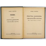 DMOWSKI Roman - Polityka narodowa w odbudowanem państwie (Mowy i rozprawy polityczne z lat 1919-1934)....