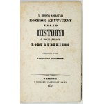 KOLEGA H. - Kritická studie o principech dějin počátků lidského rodu. 1842