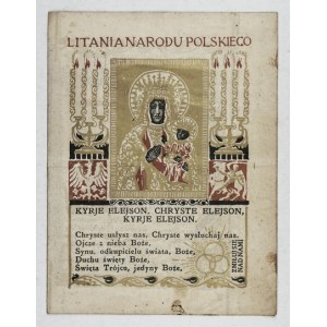 LITANIA of the Polish Nation. 1915. proj. by Jan Bukowski