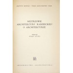 MISTERS sovětské architektury. Přeložil Józef Łucki. Varšava 1955. výstavba a architektura. 8, s. 157, [2]...