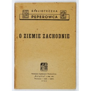 O západných krajinách. (Zbierka článkov). Varšava 1945. kniha. 16, s. 64. brož. Bibliot....