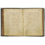 [MODLITEBNÍ KNIHA]. Rukopisná modlitební knížka Křesťanské modlitby 1822. kaligrafický rukopis na s. [2], 159, [7].....