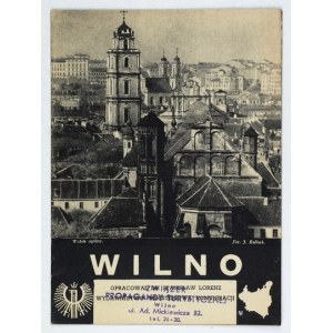 LORENZ Stanislaw - Vilnius. Sestaveno ... [Vilnius 1921]. Nakladatelství ministerstva spojů. 16d, s. [16].....