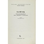 ROSIN Ryszard - Słownik historyczno-geograficzny ziemi wieluńskiej w średniowieczu. Elabor. ... Varšava 1963. PWN. 8,...