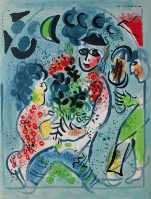 Marc Chagall (1887-1985), Frontispis. Para (Chagall Lithographe III, 1969, Mourlot #578)