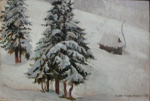 Max Hanemann(1882-1944?), Zima w górach (1935)