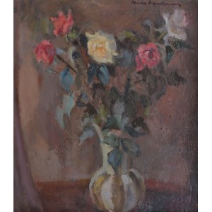 Maria Kawalerowicz (1916-1996), Kwiaty w wazonie