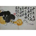 Qi Baishi (1864-1957), Baishi mo miao (Pekin 1959) - Album 12 drzeworytów