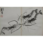 Qi Baishi (1864-1957), Baishi mo miao (Pekin 1959) - Album 12 drzeworytów