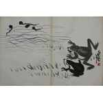 Qi Baishi (1864-1957), Baishi mo miao (Pekin 1959) - Album 12 drzeworytów