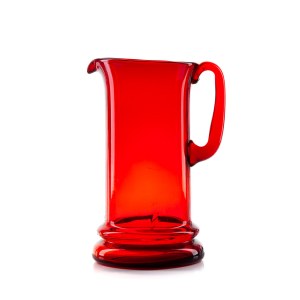 Beverage jug - designed by Ludwik FIEDOROWICZ, Staszic Artistic Glassworks.