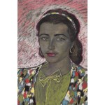 Stanisław Ignacy Witkiewicz Witkacy (1885 Warsaw - 1939 Jeziory in Polesie), Portrait of Bogumiła Trzaskowska-Kurkowa, 1938