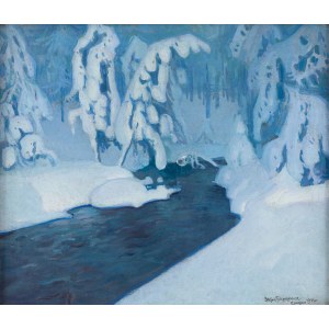 Stefan Filipkiewicz (1879 Tarnów - 1944 Mauthausen-Gusen), Winter Fairy Tale, 1911