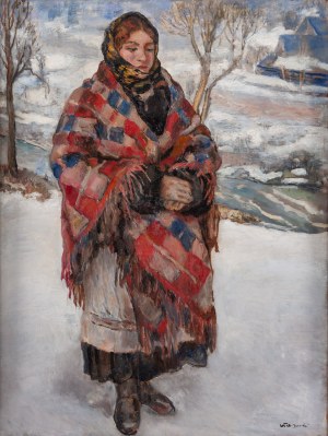 Władysław Jarocki (1879 Podhajczyki - 1965 Kraków), Góralka z Poronina, 1930