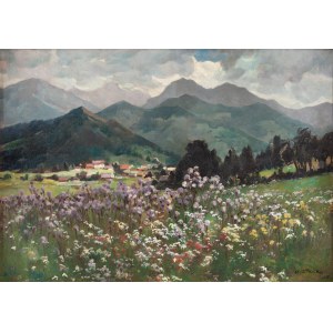 Michał Stańko (1901 Sosnowiec - 1969 Zakopane), Summer in the Tatra Mountains, 1935