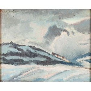 Stanisław Borysowski (1901 Lwów - 1988 Toruń), Tatry w śniegu / Die Tatra im Schnee, 1930