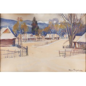 Stefan Filipkiewicz (1879 Tarnów - 1944 Mauthausen-Gusen), Podhale-Landschaft