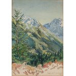 Wanda Gentil-Tippenhauer (1899 Haiti - 1965 Zakopane), Widok na Tatry latem, 1932