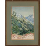 Wanda Gentil-Tippenhauer (1899 Haiti - 1965 Zakopane), Blick auf das Tatra-Gebirge im Sommer, 1932