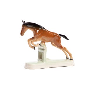 Figurka Kůň - porcelán a stolní porcelán Chodzież