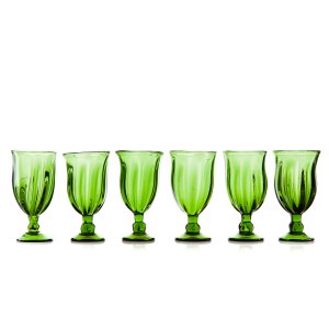 Set of stained glass glasses