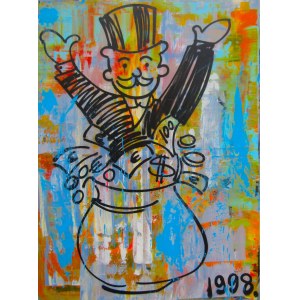Petro Brunetti, Monopoly graffiti, 2023