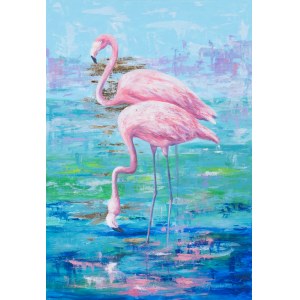 Elizabeth Poninska, Flamingos, 2022