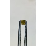 Přírodní diamant 0,1 CT ocenění.1136zł