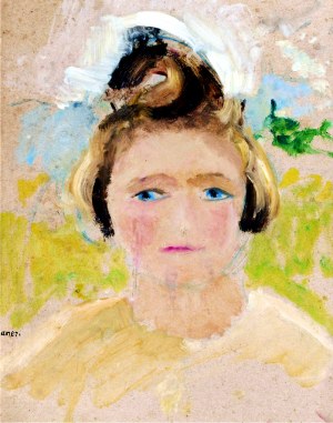 ANERI Irena Weissowa (1888-1981), Portret dziewczynki - Hanusia, [ok. 1926]