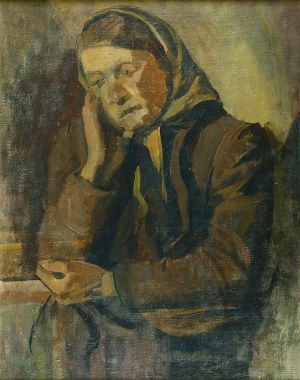 Stanisław CZAJKOWSKI (1878-1954), Portret wieśniaczki